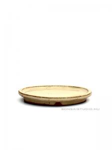 Bonsai alátét 12cm ovális beige